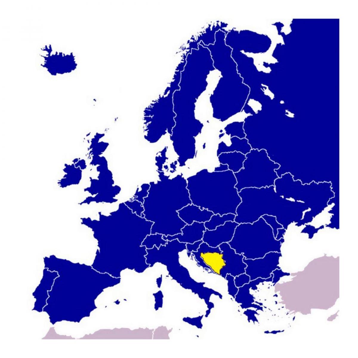 Քարտեզ-Բոսնիա և Եվրոպայի