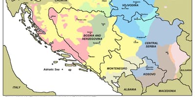 Քարտեզ ԲՈՀ Բոսնիա 